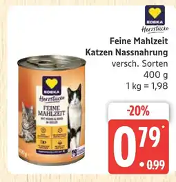 Marktkauf Edeka herzstücke feine mahlzeit katzen nassnahrung Angebot