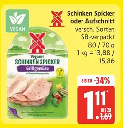 Marktkauf Schinken spicker oder aufschnitt Angebot