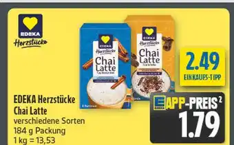 diska Edeka herzstücke chai latte Angebot