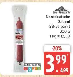 Marktkauf Gutfleisch norddeutsche salami Angebot