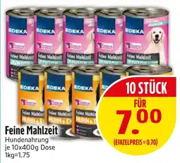 Edeka Edeka feine mahlzeit hundenahrung rind Angebot