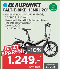 Marktkauf Blaupunkt falt-e-bike henri, 20 Angebot