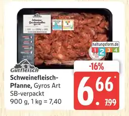 Marktkauf Gutfleisch schweinefleisch-pfanne, gyros art Angebot
