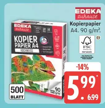 Marktkauf Edeka zuhause kopierpapier Angebot