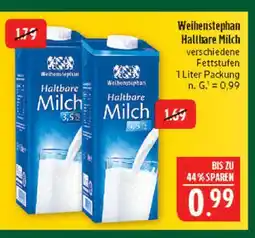 Marktkauf Weihenstephan haltbare milch Angebot