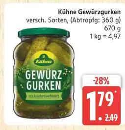 Marktkauf Kühne gewürzgurken Angebot
