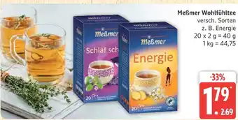 Marktkauf Meßmer wohlfühltee energie Angebot