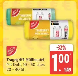 Marktkauf Gut&günstig tragegriff-müllbeutel Angebot