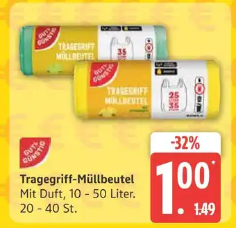 Marktkauf Gut&günstig tragegriff-müllbeutel Angebot