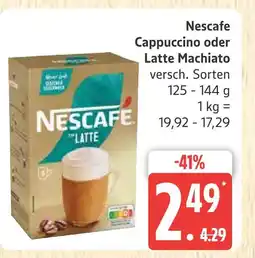 Marktkauf Nescafe cappuccino Angebot