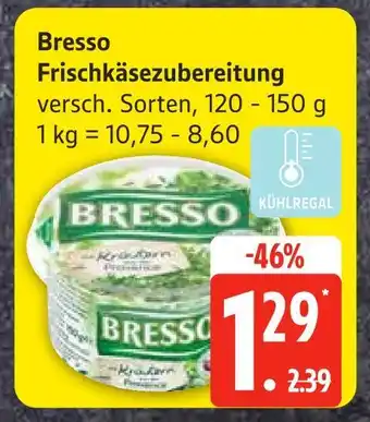 Edeka Bresso frischkäsezubereitung Angebot