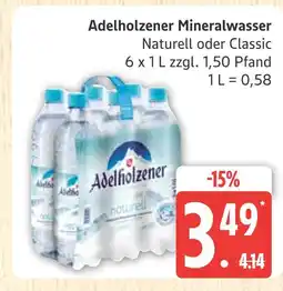 Marktkauf Adelholzener mineralwasser naturell Angebot