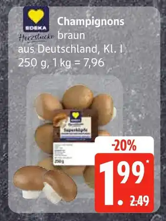 Edeka Edeka champignons braun Angebot
