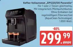 Marktkauf Kaffee-vollautomat ep1220/00 panarello Angebot