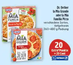 Marktkauf Dr. oetker la mia grande oder la mia familia pizza Angebot
