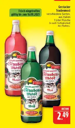 Marktkauf Gerstacker traubenmost rosé Angebot