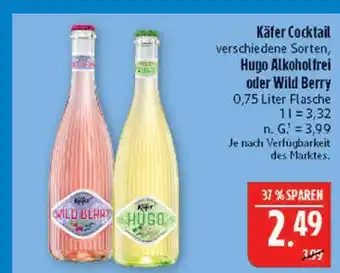 Marktkauf Käfer hugo alkoholfrei Angebot