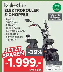 Marktkauf Rolektro elektroroller e-chopper Angebot