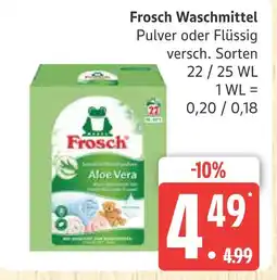 Marktkauf Frosch waschmittel pulver oder flüssig Angebot
