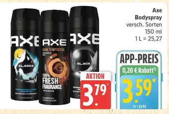 Marktkauf Axe bodyspray Angebot