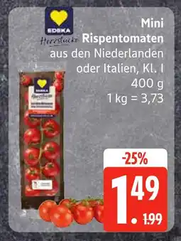 Edeka Mini rispentomaten Angebot