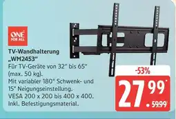 Marktkauf One for all tv-wandhalterung wm2453 Angebot