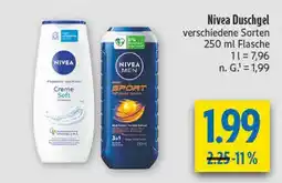diska Nivea creme soft duschgel Angebot