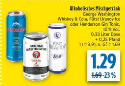 diska George washington whiskey & cola Angebot