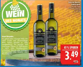 Marktkauf Deutsches weintor grauer burgunder Angebot