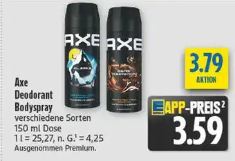 diska Axe deodorant bodyspray Angebot