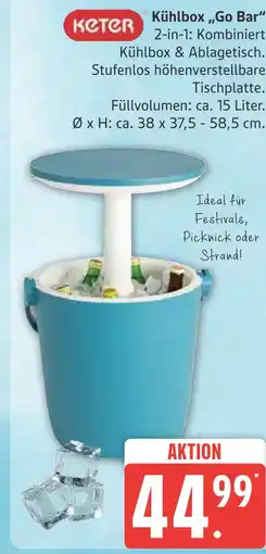 Marktkauf Keter kühlbox 'go bar' Angebot