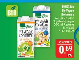 Marktkauf Edeka bio my veggie kochcreme auf haferbasis Angebot