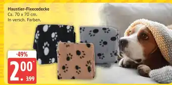 Marktkauf Haustier-fleecedecke Angebot