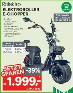 Marktkauf Rolektro elektroller e-chopper Angebot