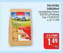 Marktkauf Fritz & felix schüttelbrot Angebot