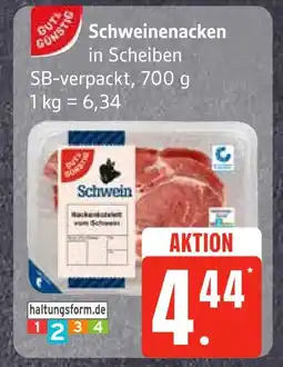 Edeka Schweinenacken in scheiben Angebot