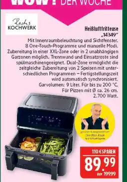 Marktkauf Rachs kochwerk heißluftfritteuse Angebot