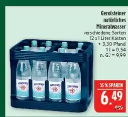 Marktkauf Gerolsteiner natürliches mineralwasser Angebot