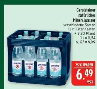 Marktkauf Gerolsteiner natürliches mineralwasser Angebot