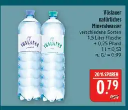 Marktkauf Vöslauer natürliches mineralwasser Angebot