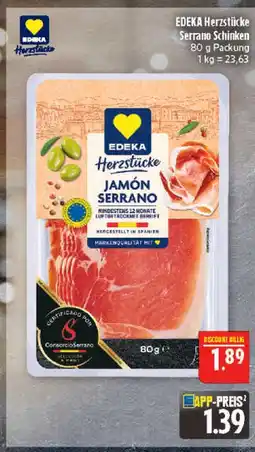 Marktkauf Edeka herzstücke serrano schinken Angebot