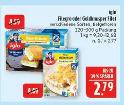 Marktkauf Iglo filegro Angebot