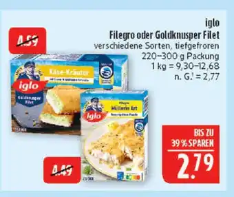 Marktkauf Iglo filegro Angebot