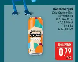 Marktkauf Krombacher spezi cola-orange-mix Angebot