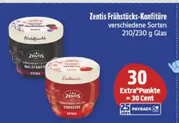 diska Zentis frühstücks-konfitüre waldfrucht Angebot