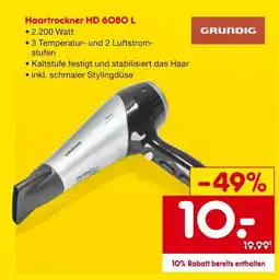 Netto Marken-Discount Grundig haartrockner hd 6080 l Angebot