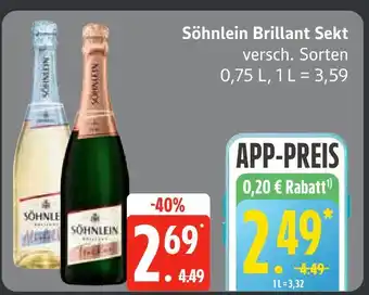 Edeka Söhnlein brillant sekt Angebot