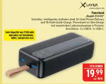 Marktkauf Xlayer powertank rapid 27.000 Angebot