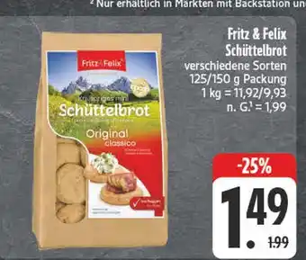 Edeka Fritz & felix schüttelbrot Angebot