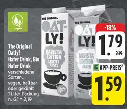 Edeka The original oatly! hafer drink, bio hafer drink Angebot